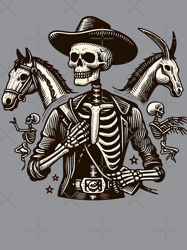 Vintage Skeleton Cowboy by revsdesign