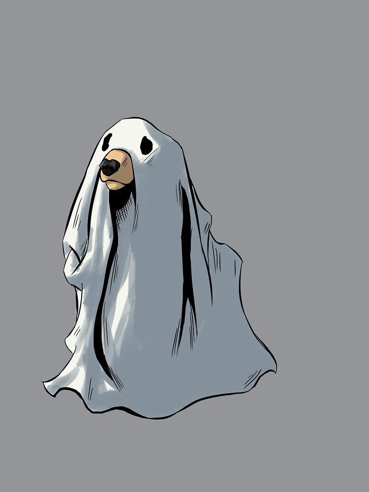 Sheet Ghost Dog by TheWoodsRDark
