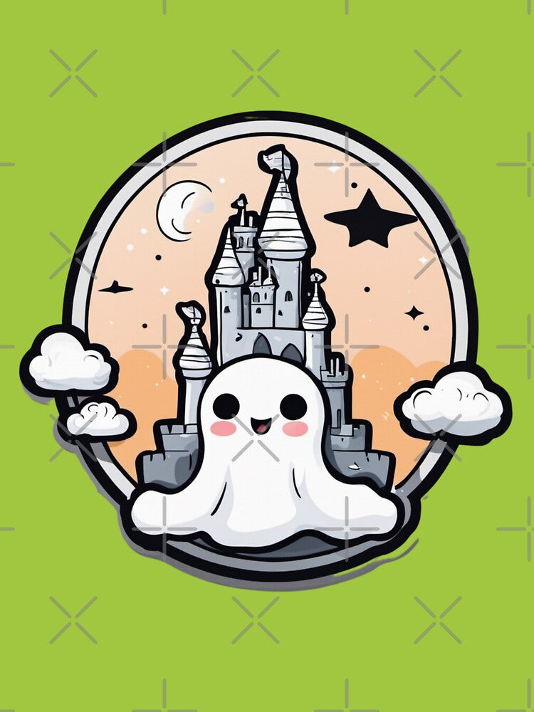 Cute Ghost and its Haunted Home by chrismaecanes