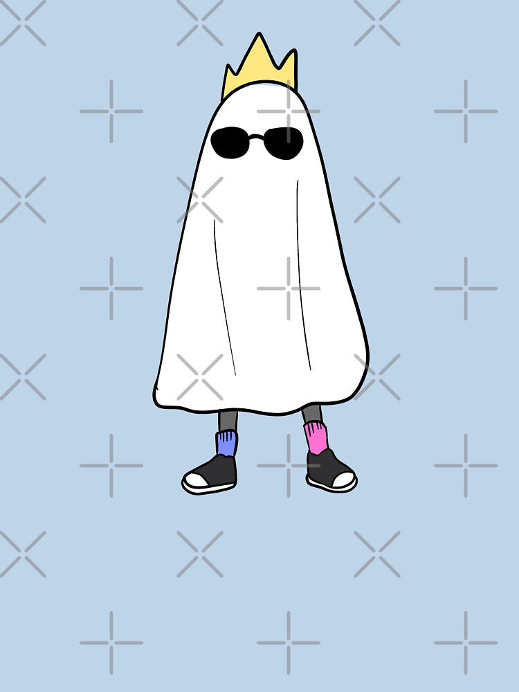 Cute Ghost with glasses by Mayarart