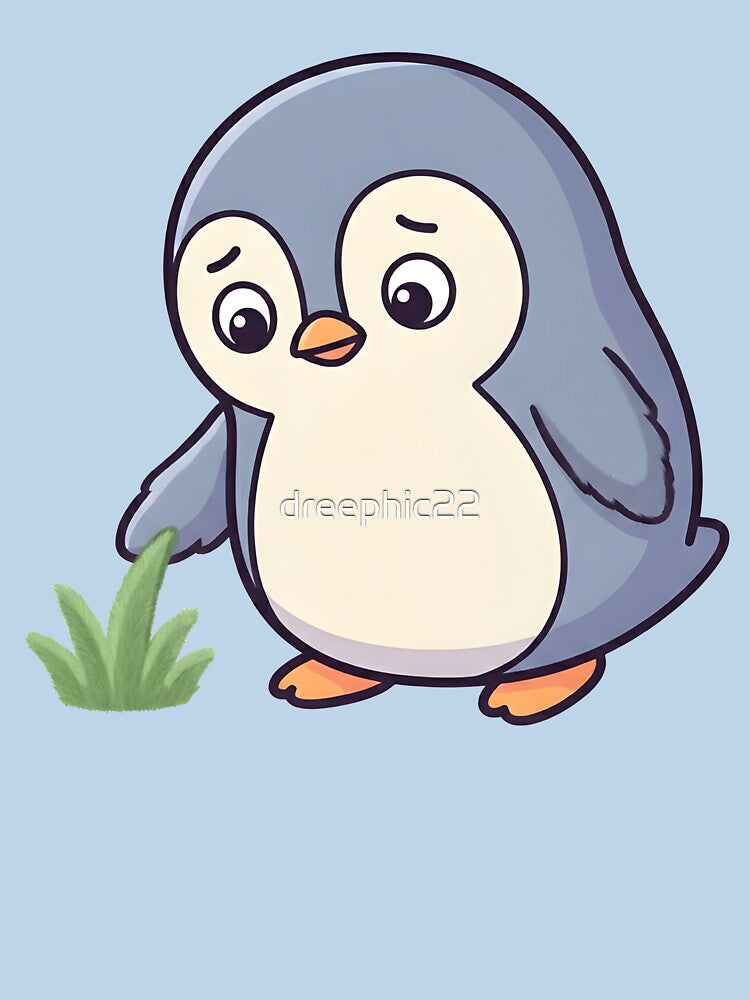 Touch Grass Penguin by dreephic22
