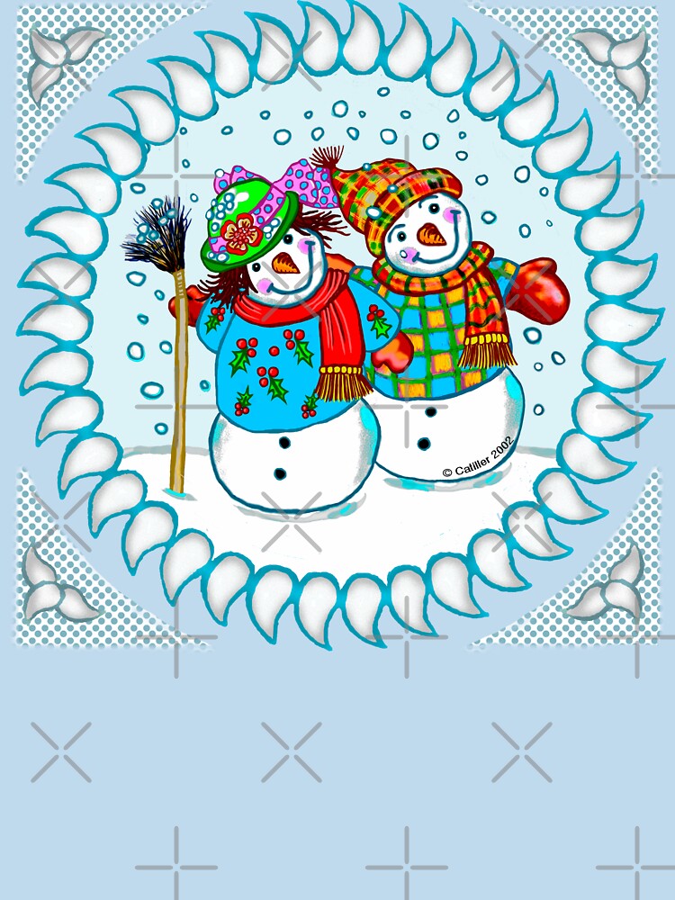 Snowman Couple by artmuvz