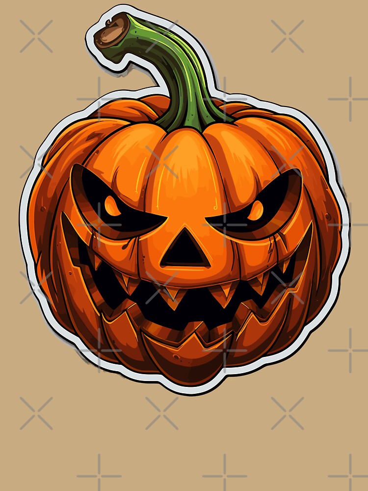 Scary halloween Pumpkin 3 by Juliascutecornr
