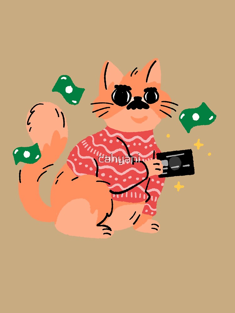Christmas Collection Festive Cat Family - Cat Dad by cahyani