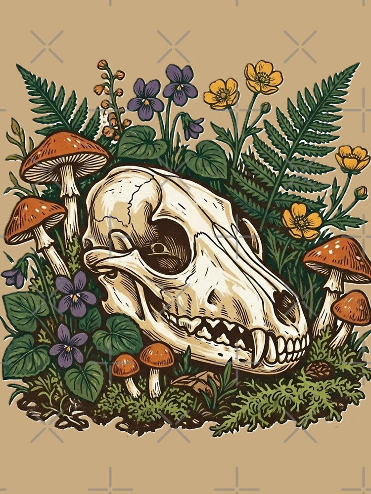 Goblincore Skull by Late Theory