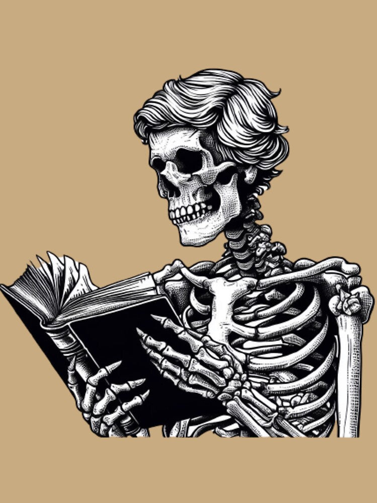 Skeleton Bookworm by HalloweenHQ