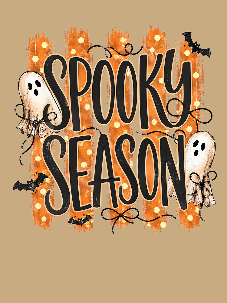 Spooky Season Bold Halloween Brush Art by CleanDecor