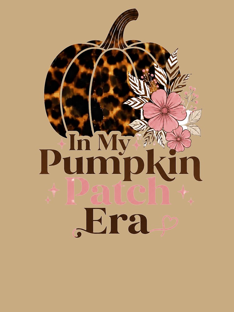 In My Pumpkin Patch Era Tortoise Print Minimal Fall Aesthetic by Yellowriversss