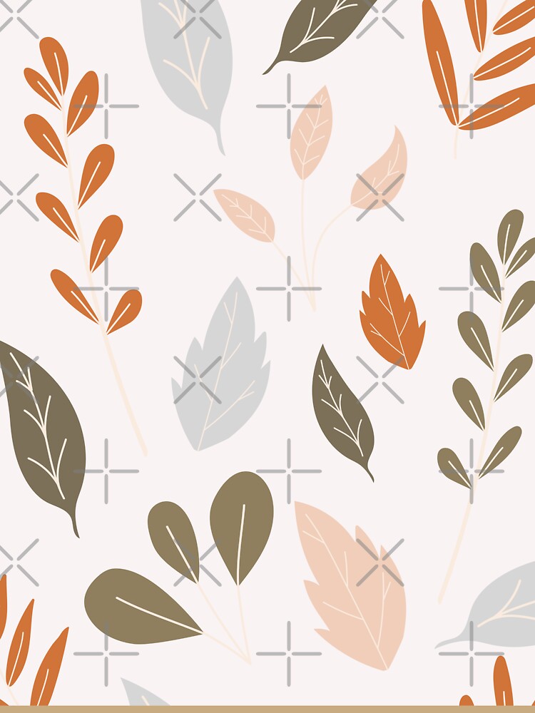 Cute Pattern Dry Leaves v7 by cute--world