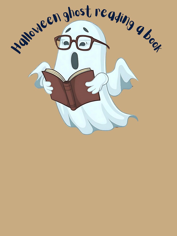 Halloween Ghost Reading A Book by TheCatmeow2000