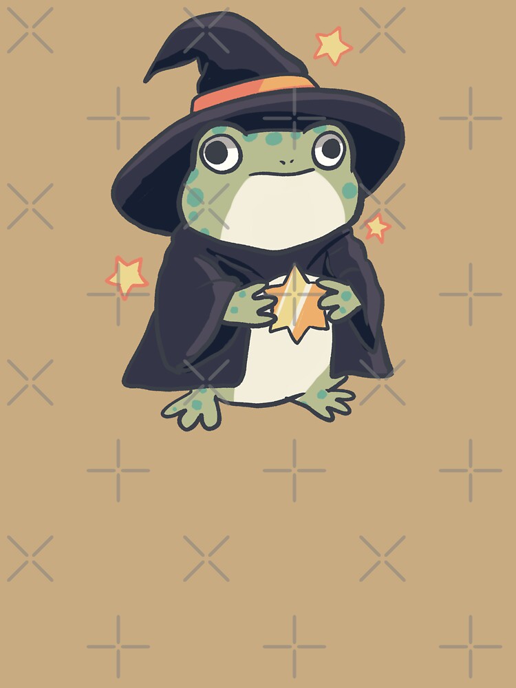 Cute wizard frog by Mayarart
