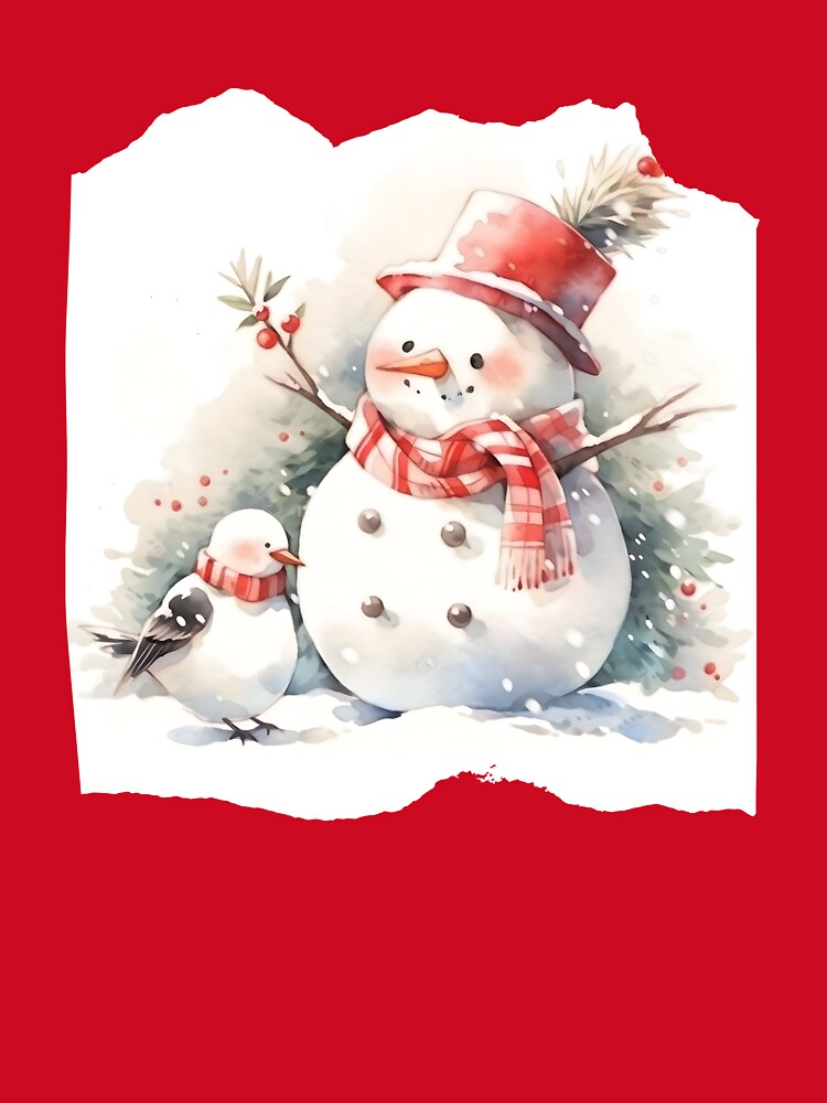 Holiday Snowman by sstudioarts