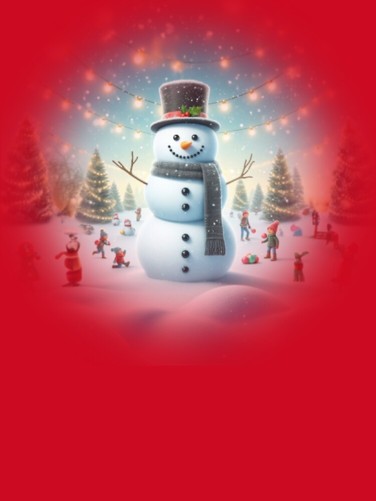 Snowman in Xmas by sinemsworld1
