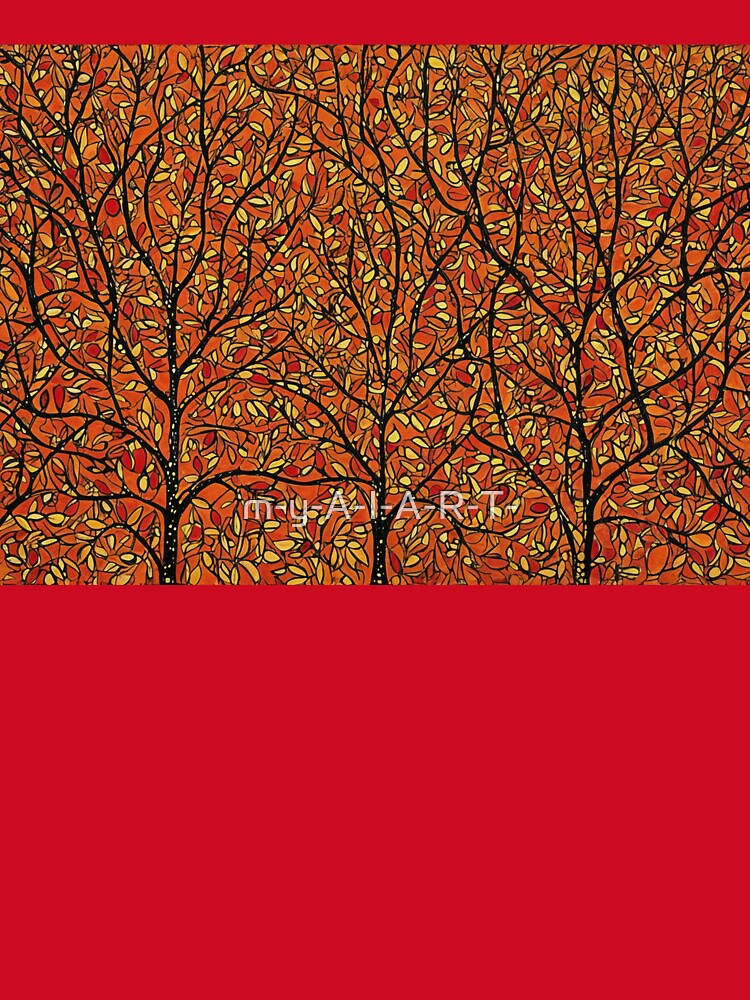 Autumn Trees with Small Leaves by m-y-A-I-A-R-T-