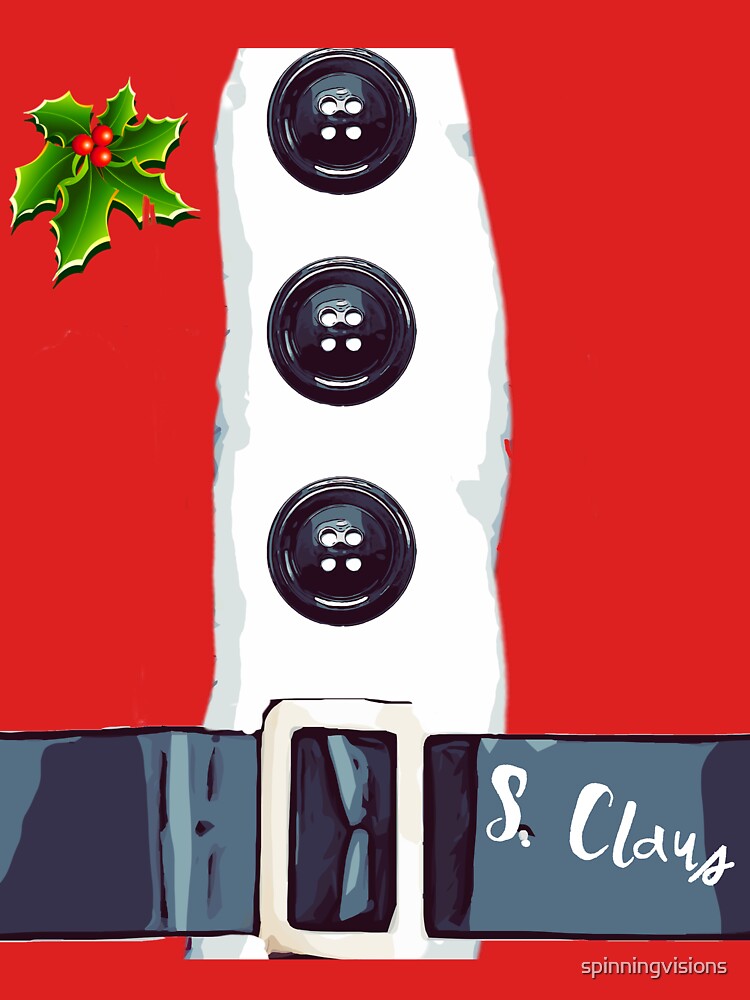 Funny Santa Claus Costume Shirt by spinningvisions