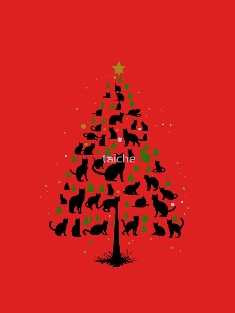 Cat Lover Christmas Tree 2 by taiche