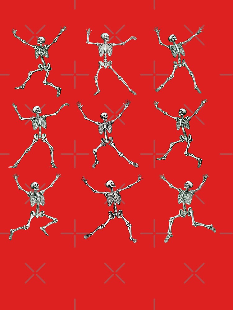 Dancing Skeletons Halloween Design by Nerdygirlteez