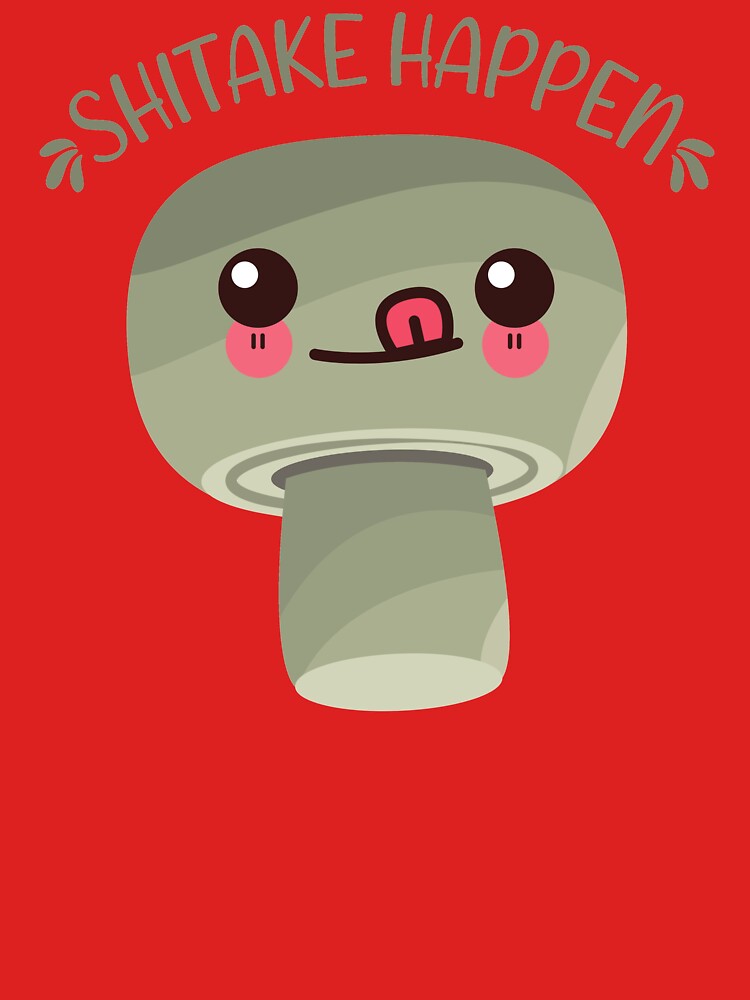 Shitake happen Kawaii mushroom by KawaiiPark