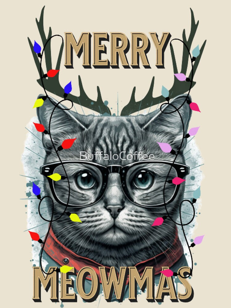Merry Meowmas cat lovers by BuffaloCoffee