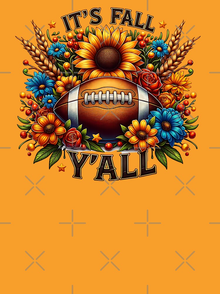It's Fall Y'all Autumn Football by sparsonboutique