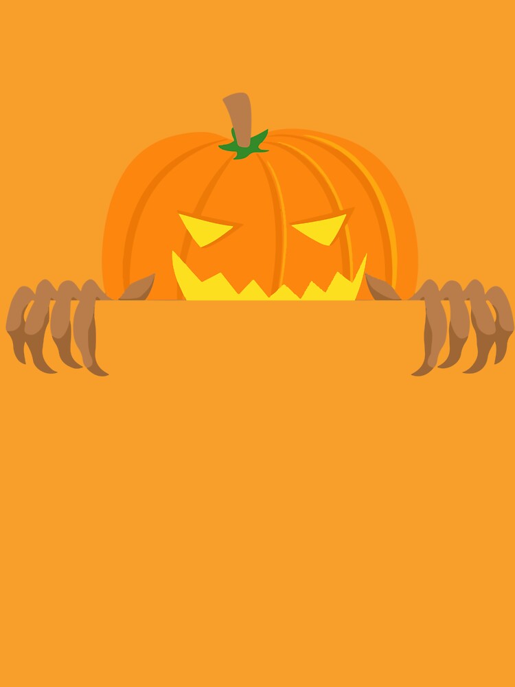 Jack O Lantern peeking from behind by Egezinti