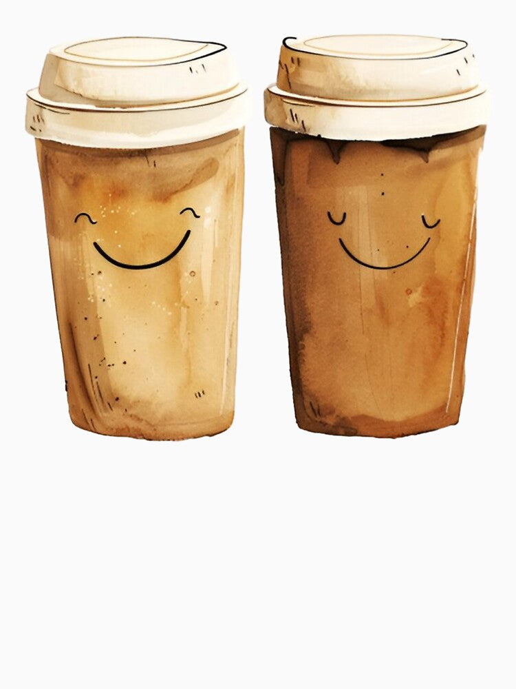 Happy Coffee Cups by KSimpson838