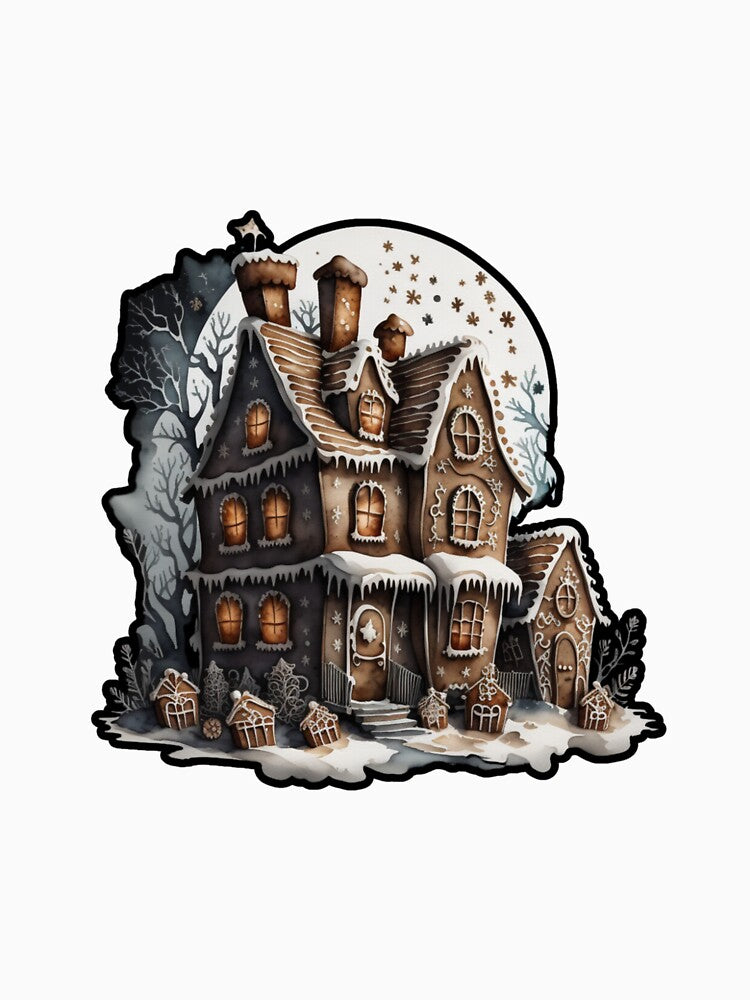 Spooky Fun Gothic Gibgerbread House by St1personalized