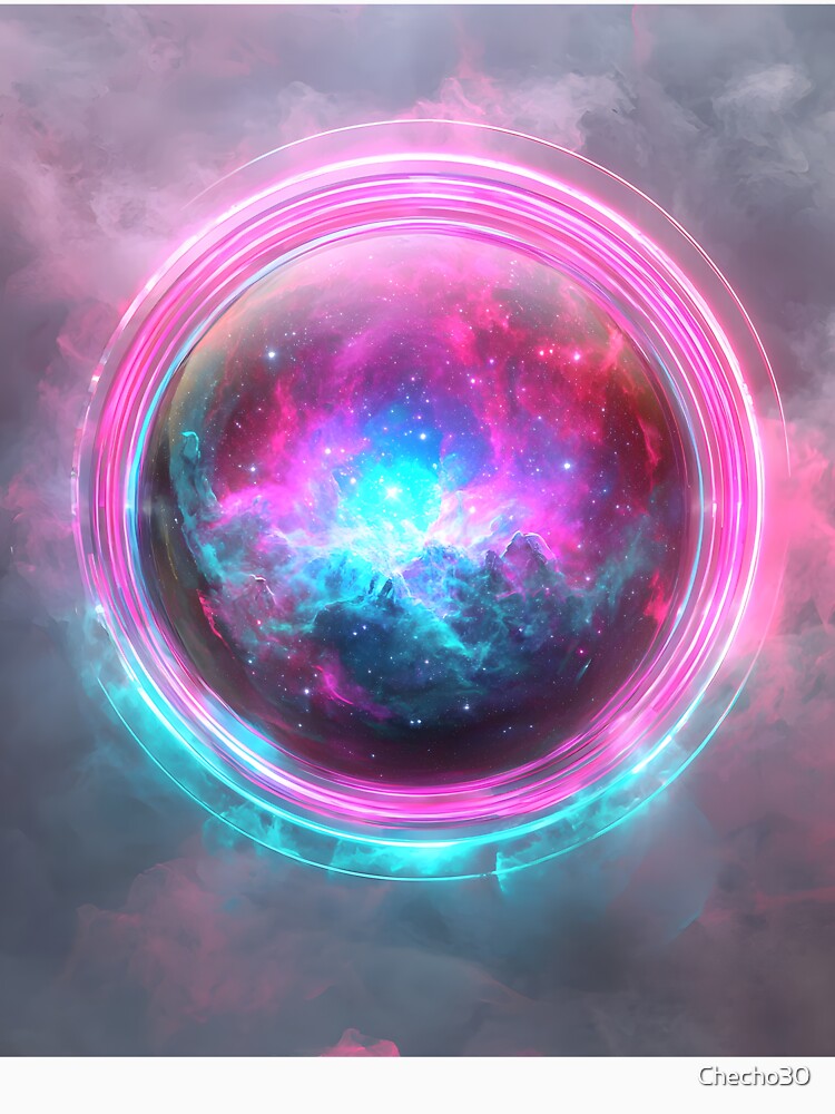 3d Render Of Crystal Ball Galaxy, Vibrant by Checho30
