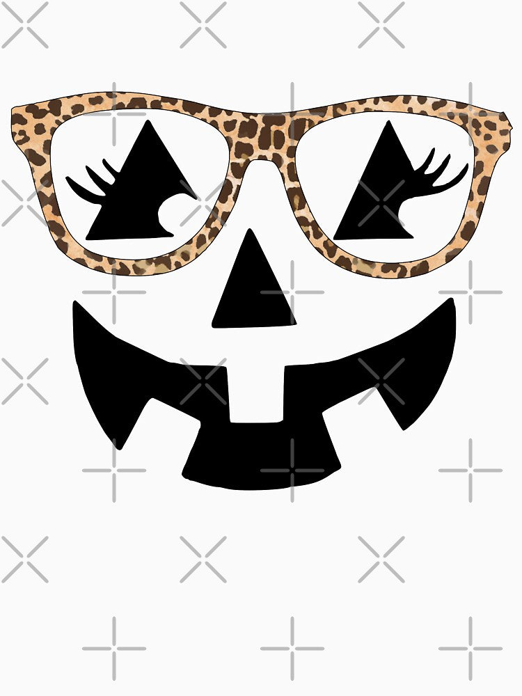 Jack-o-lantern With Leopard Glasses by Audreycarro77