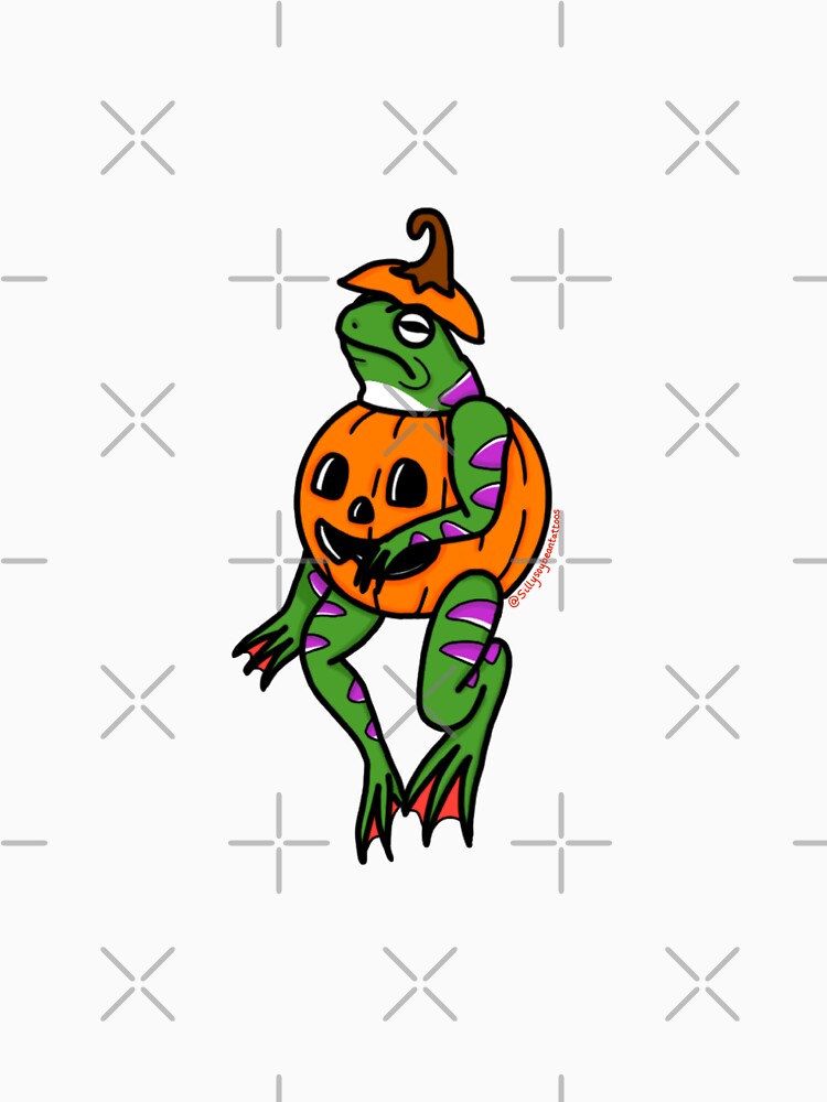 Pumpkin frog by Sillysoybeantattoos
