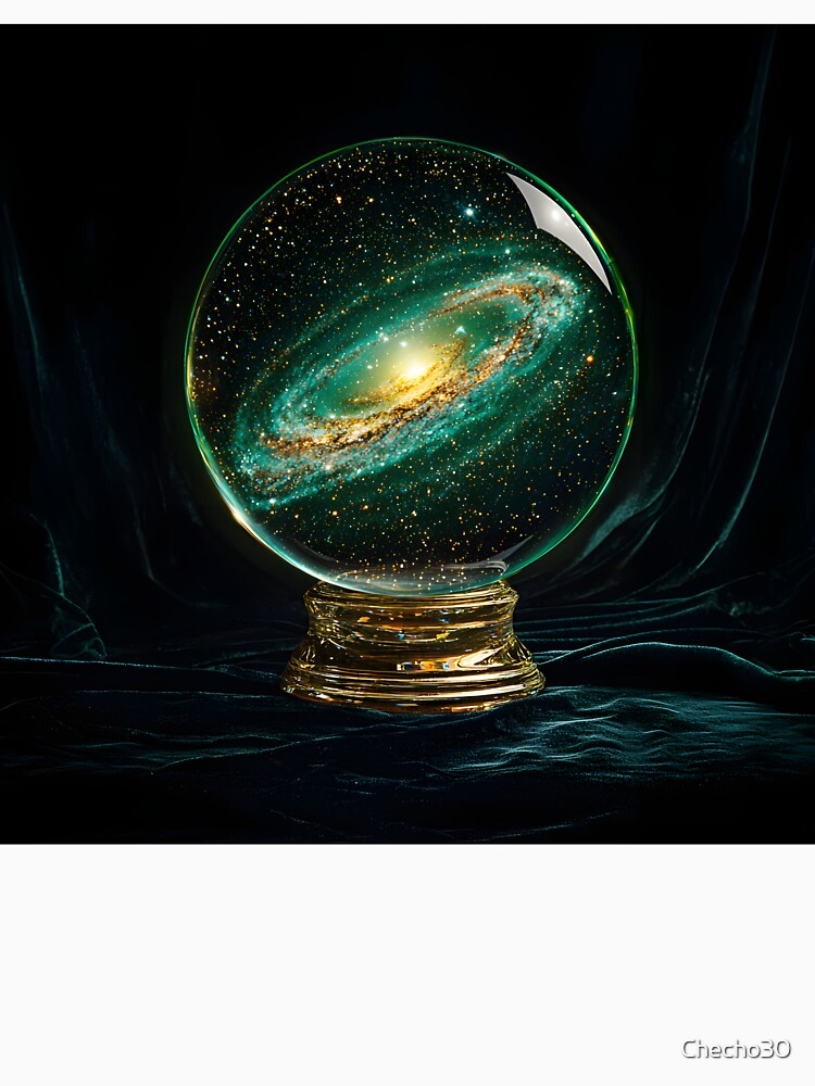 3d Render Of Crystal Ball Galaxy Digital by Checho30