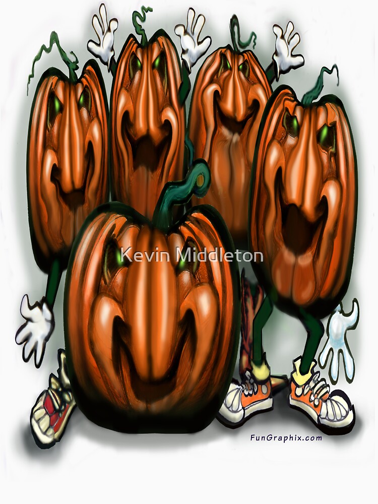 Pumpkin Party Tee by Kevin Middleton
