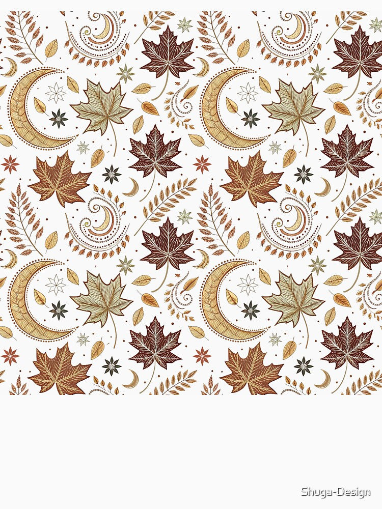 Maple Leaves & Stars – Nordic Autumn Charm by Shuga-Design