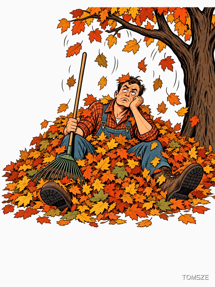 Autumn Leaf Cleanup Gone Wrong by TOMSZE