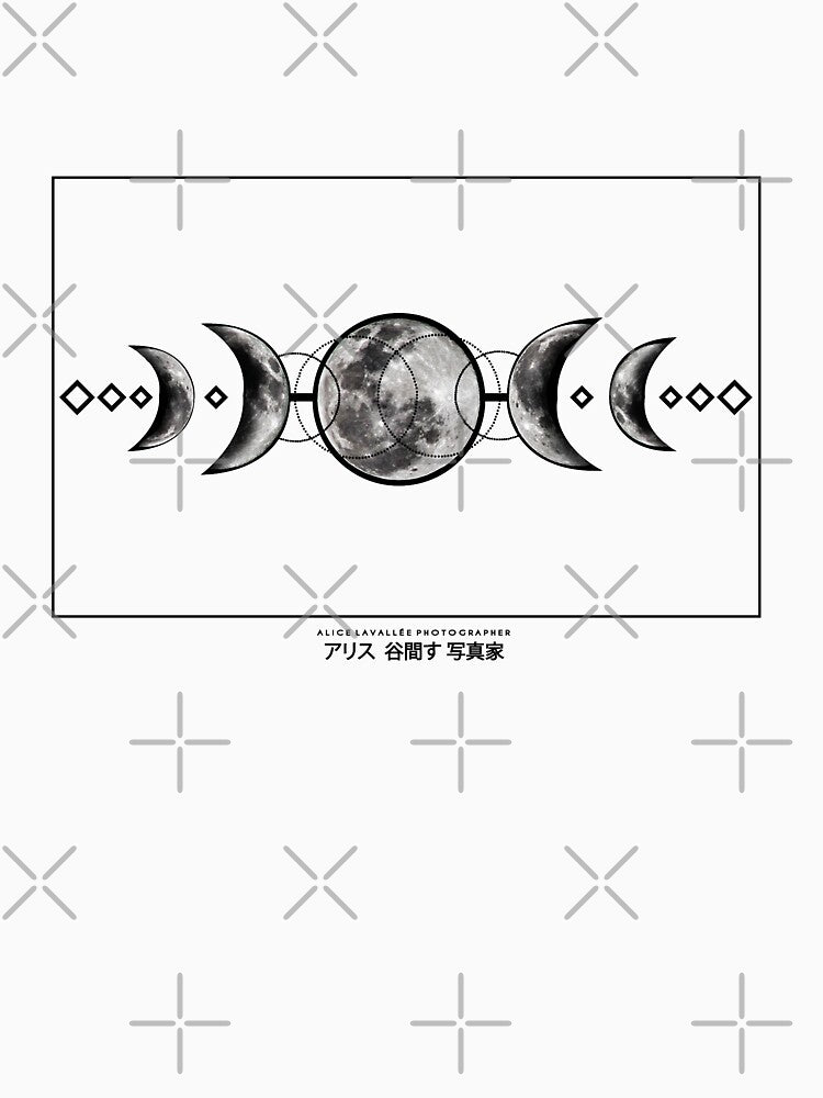 Moon phases black by IMPACT GREY /////