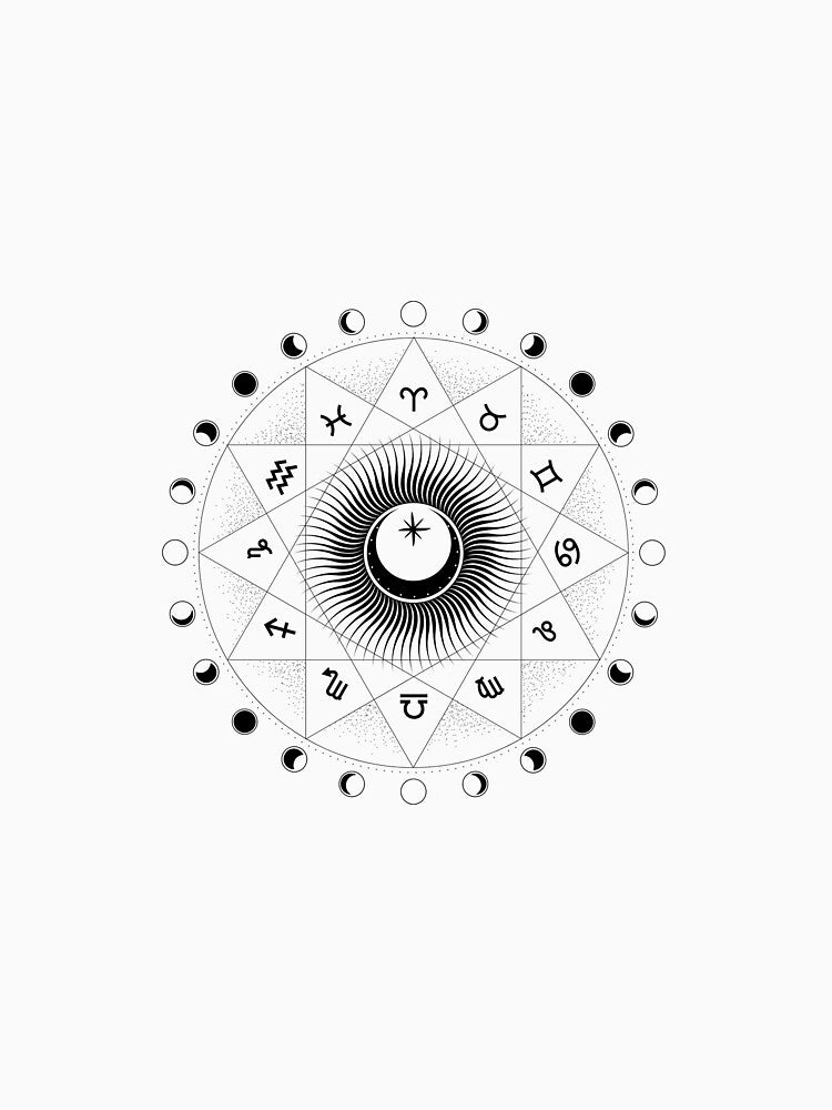 Zodiac Circle by KelSarTees