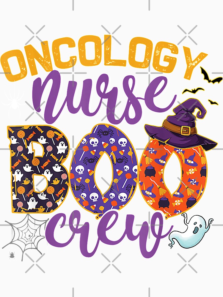 Oncology Nurse Boo Crew Halloween Design -Halloween by AR Studios