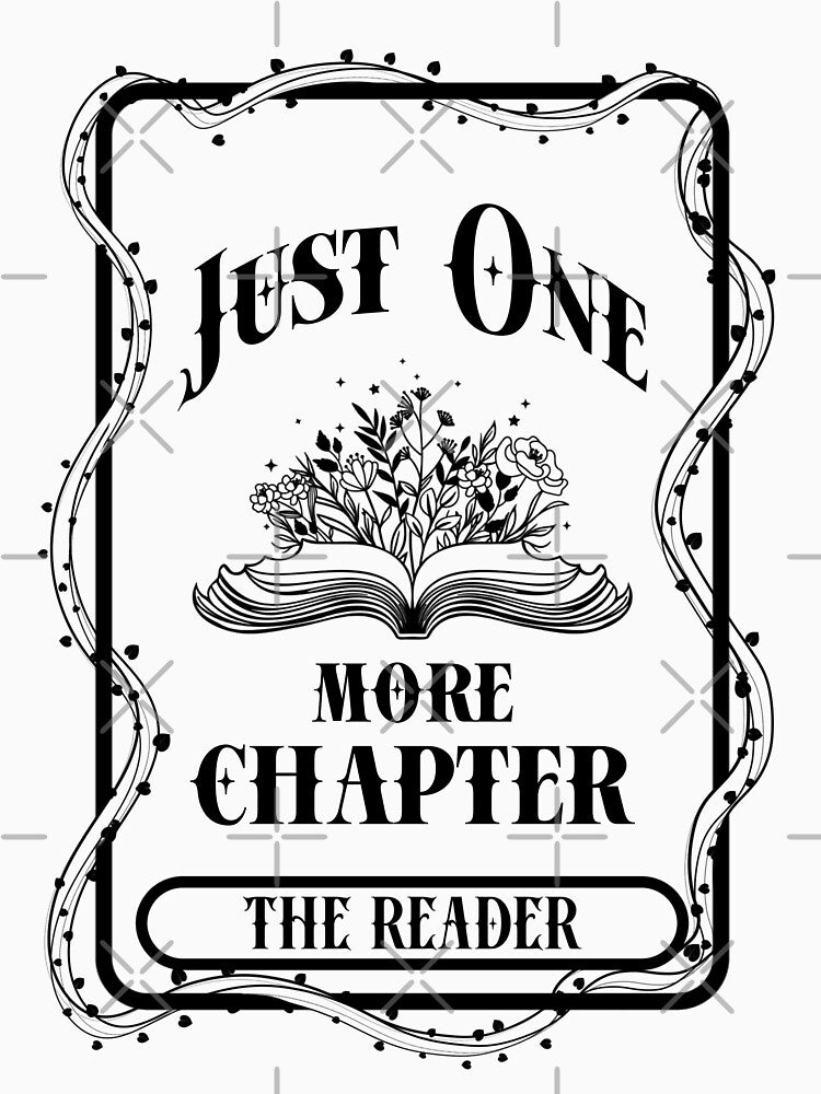 Just One More Chapter Tarot Card The Reader Book Lovers Booktok by StickAroundNZ