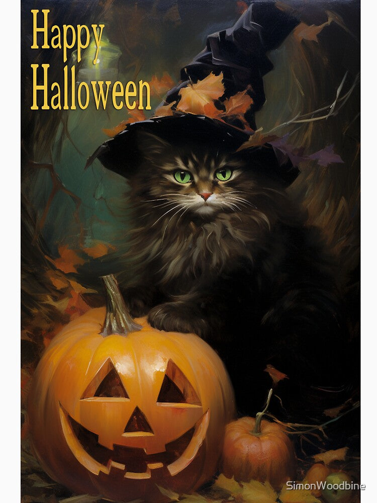 Halloween Cat Design 2 by SimonWoodbine