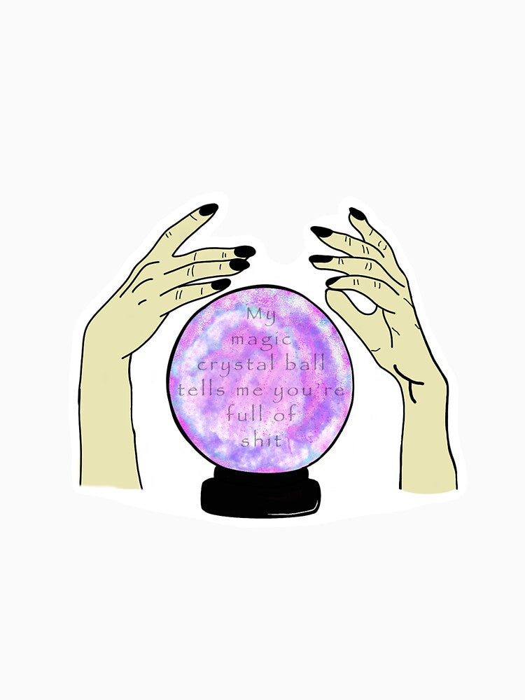 Crystal ball by Really Good Stickers