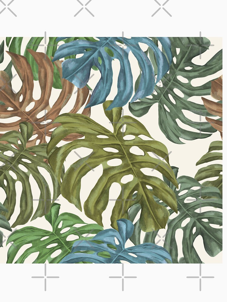 Leave Pattern Watercolor - The Leaves Are Falling Golden by AR Studios