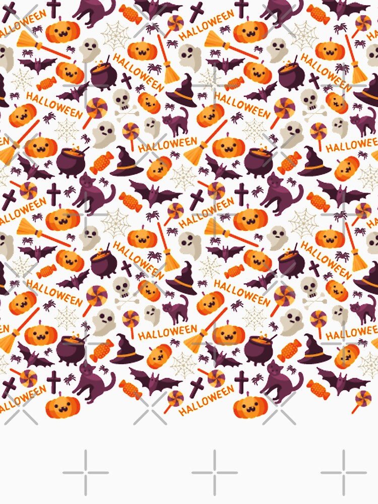 Halloween Scary Spooky Creepy Pumpkin Pattern Design - Halloween Pumpkin Faces by AR Studios