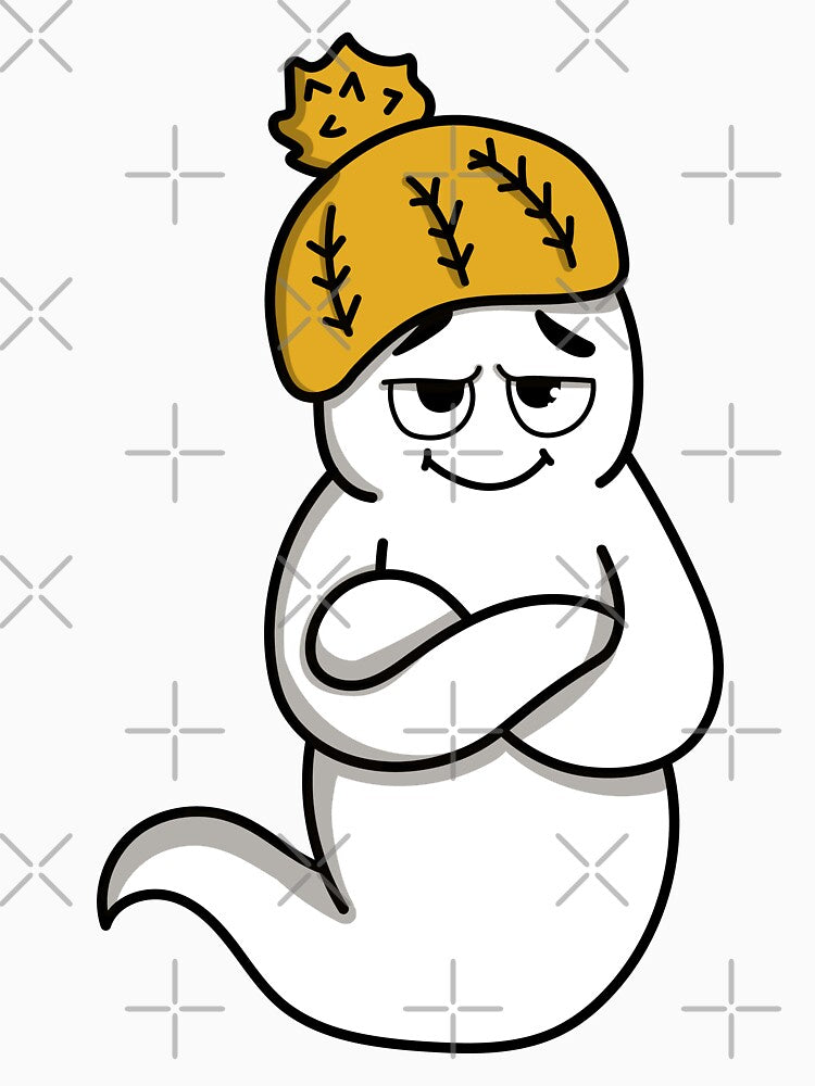 Cool ghost with crossed hands by EvaMelindy