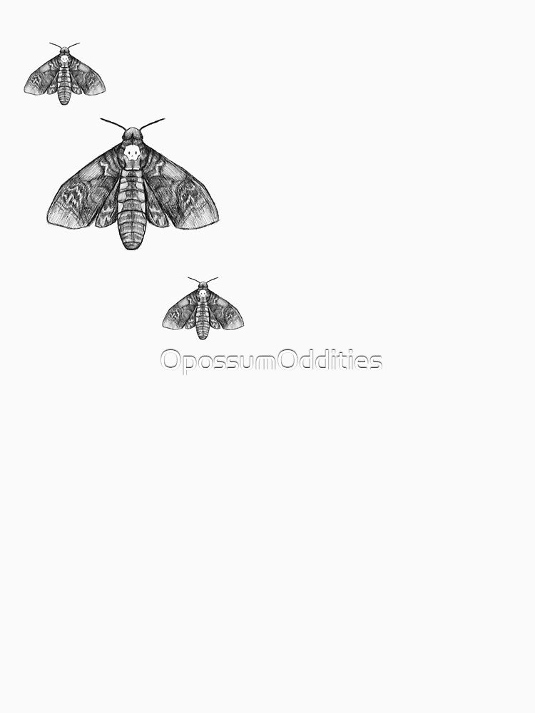 Moth, Death head moth by OpossumOddities
