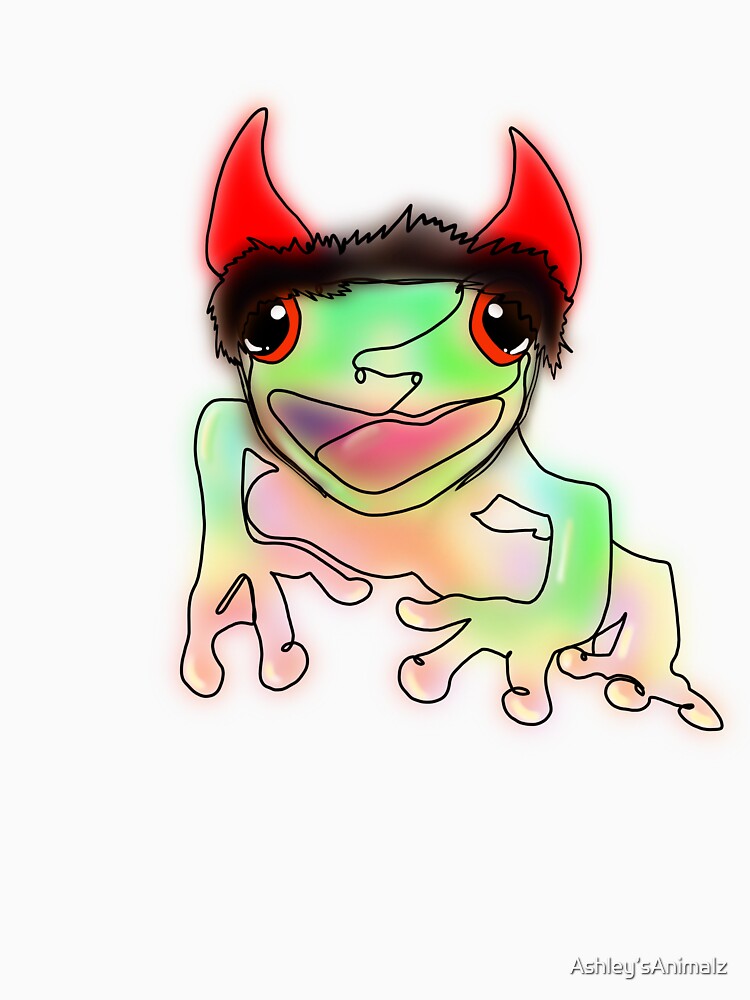 Frog with Devil Horns – animalzinhats by Ashley’sAnimalz