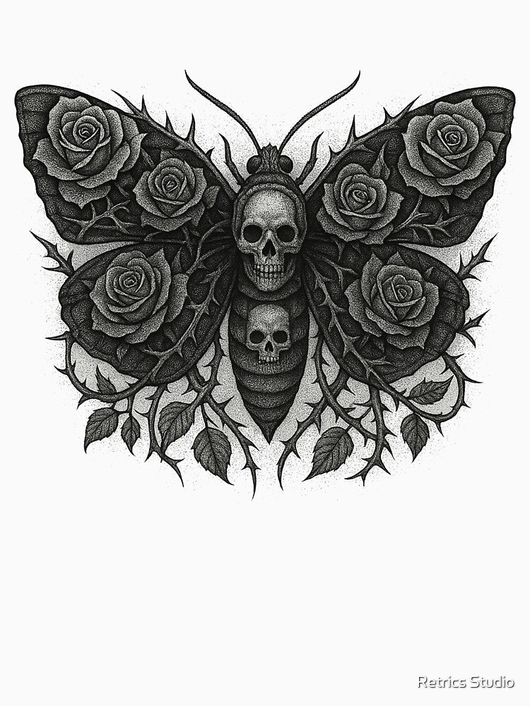 Moth of Eternal Bloom by Retrics Studio