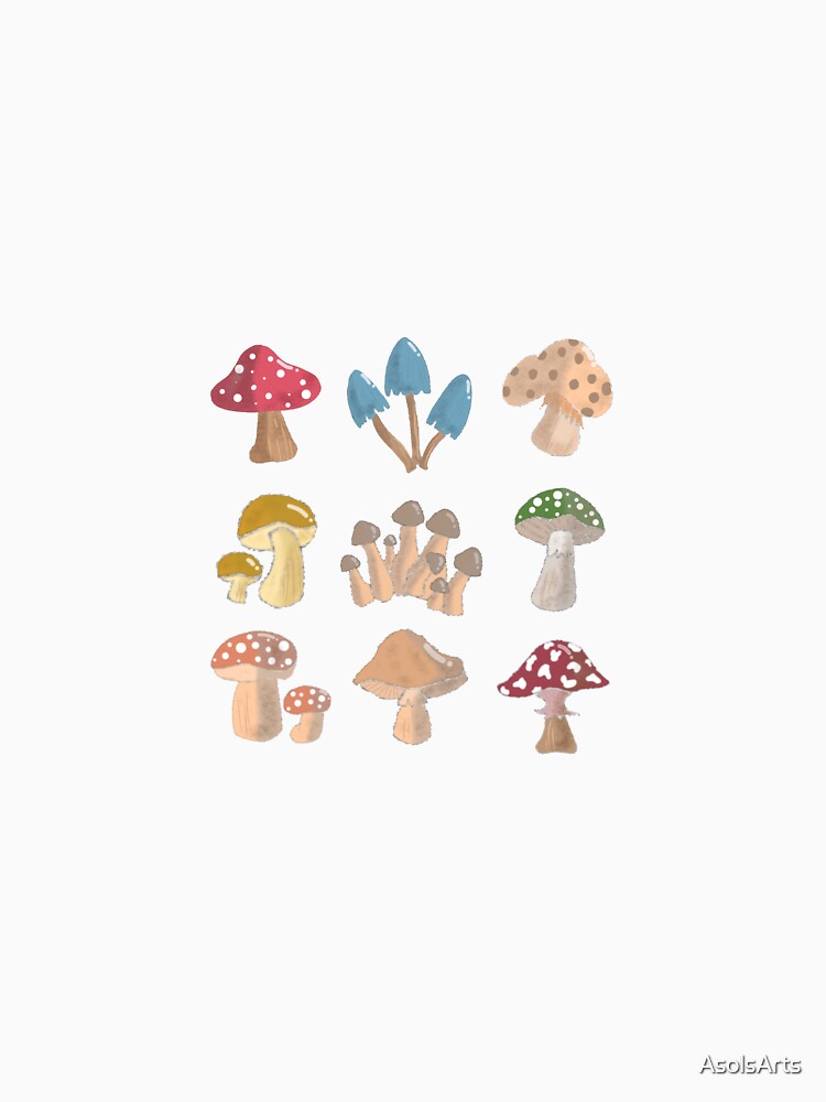 Aesthetic Vintage Mushroom by AsolsArts