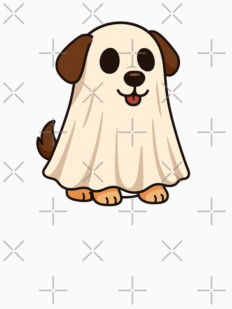 Dog Boo Ghost Halloween Gifts by Prints-by-Olaf