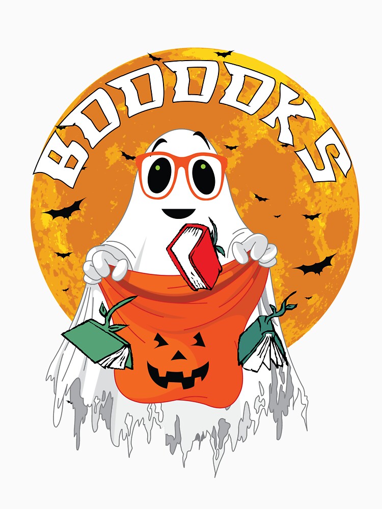 Cute Ghost Reading Books Halloween Booooks!Teacher Librarian by abboqhse