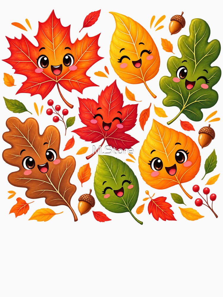 Cute Autumn Leaves by M.Store